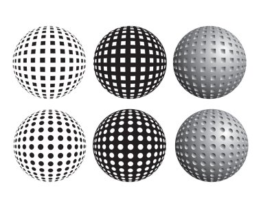 Ball-scircle-square clipart