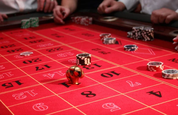 Roulette - casino - olifant - spel — Stockfoto