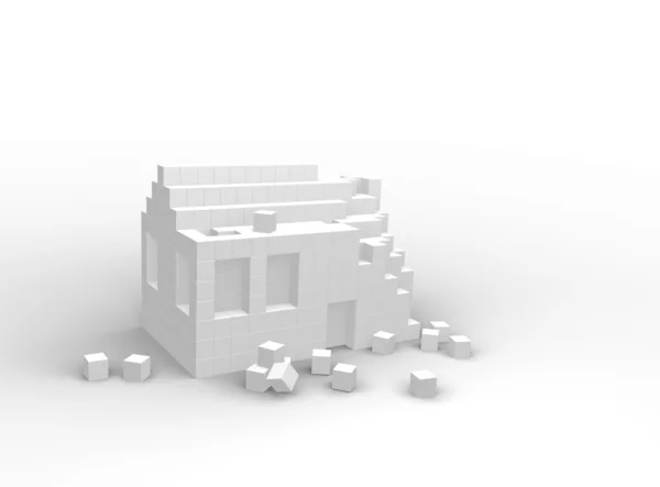 3D dům — Stock fotografie