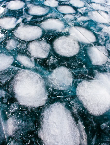 Abstractie van het bevroren ijs Stockfoto