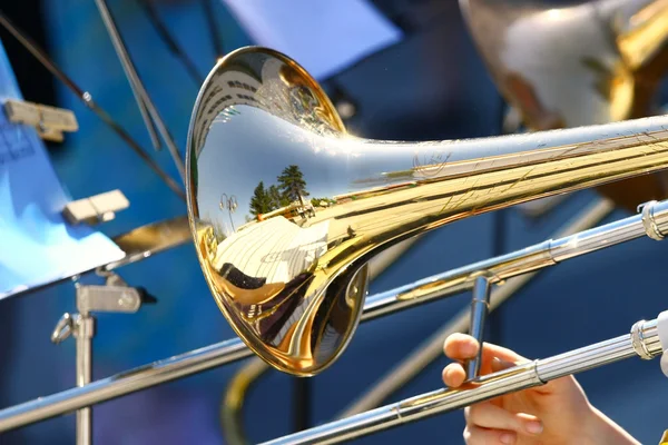 stock image Trumpet in Orchestra