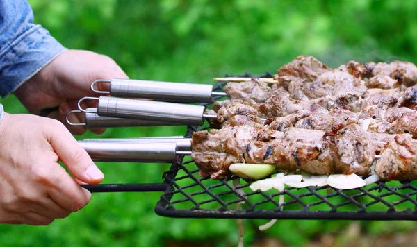 Barbecue Vlees Grill — Stockfoto
