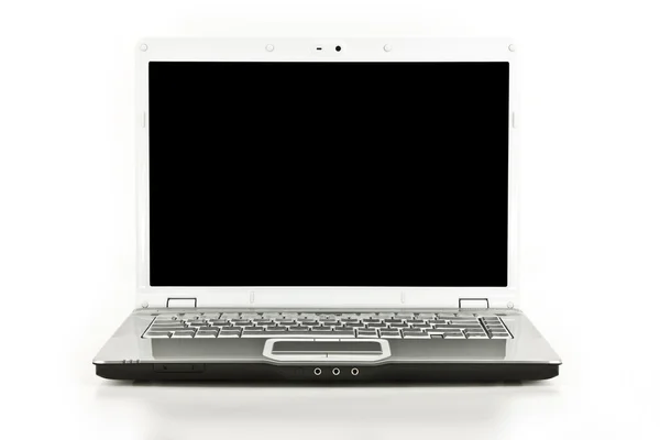 便携式电脑/笔记本电脑计算机上白色孤立 — 图库照片