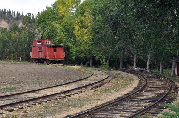 Eski terk edilmiş tren — Stok fotoğraf