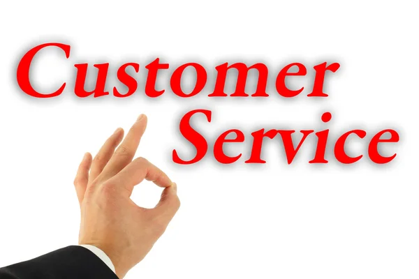 Excelente concepto de servicio al cliente — Foto de Stock