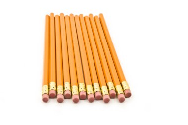 Pencils isolated on a white background clipart