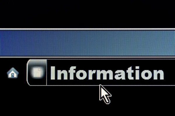 Internet Information Concept — Stock Photo, Image