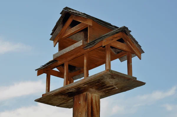 stock image Wooden Birdhouse High Up In the Sky