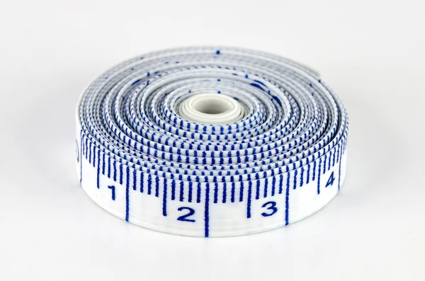 Рулон измерительной ленты — стоковое фото