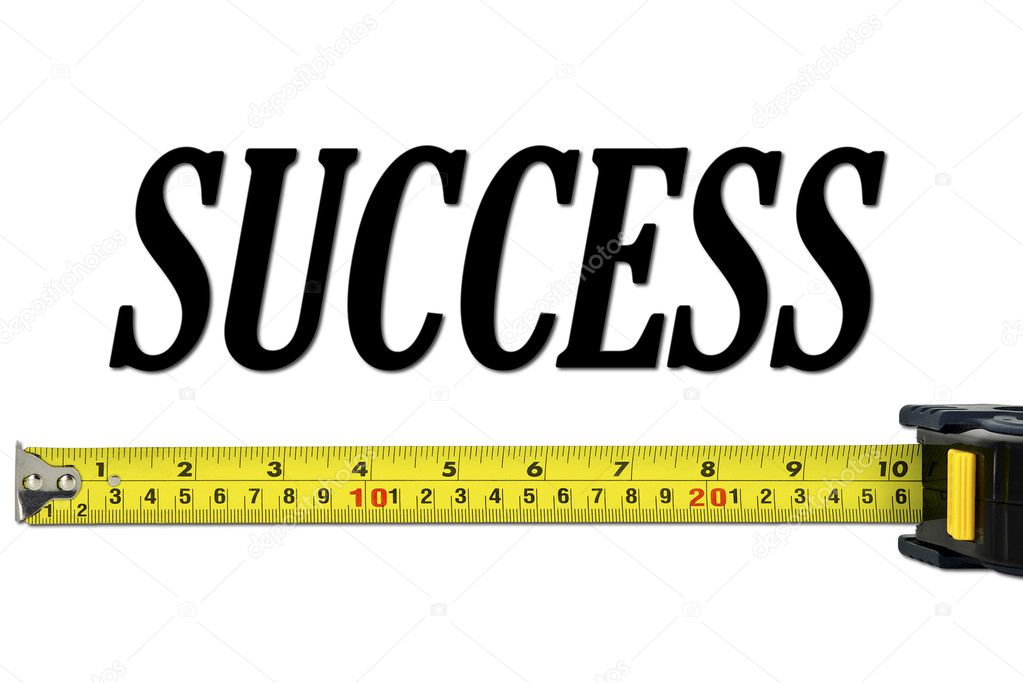 Success Concept with Tape Measure
