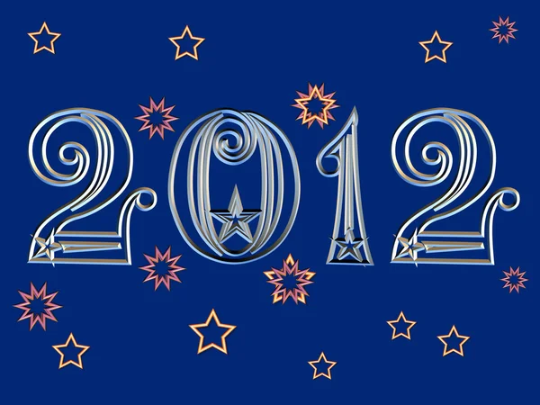 Nový Rok 2012 — Stock fotografie