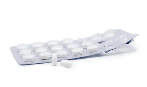 Csomagolás, a fogamzásgátló tabletta — Stock Fotó