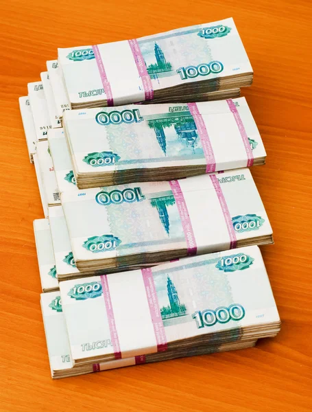 Kağıt para yığını — Stok fotoğraf