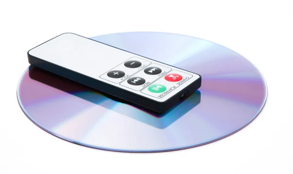 Remote control and CD — Stock Photo, Image
