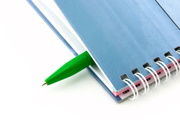 Closed book and pen — Stock Photo, Image