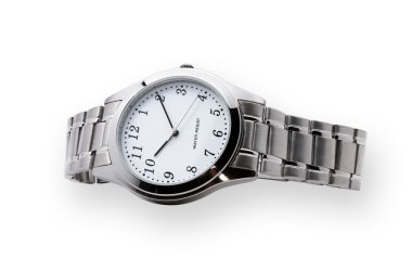 Men's wristwatch in isolation, the white background clipart