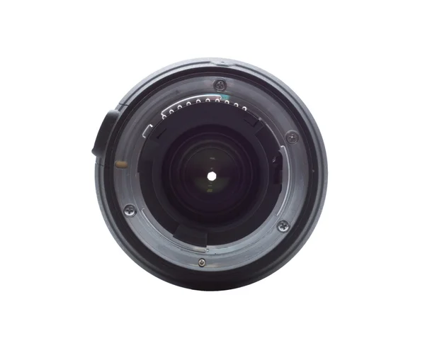 Lens Van Camera Een Witte Achtergrond Isolatie — Stockfoto