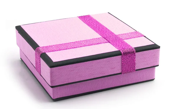 Gift wrap with ribbon — Stock Photo, Image