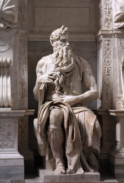 Моисей Микеланджело — стоковое фото