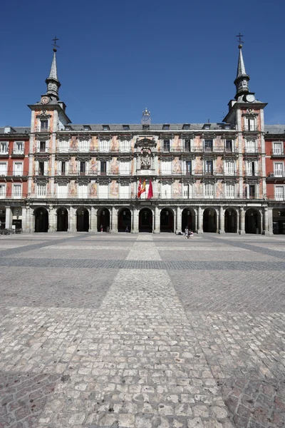 Madryt - plac plaza mayor — Zdjęcie stockowe