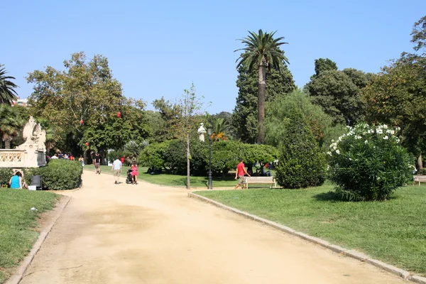 Park v Barceloně — Stock fotografie