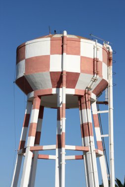 Water supply tower clipart