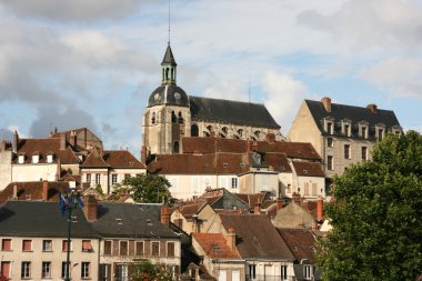 Joigny in Burgundy clipart