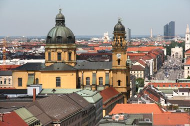 Munich cityscape clipart