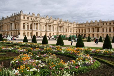 Versailles - beautiful French chateau and gardens clipart