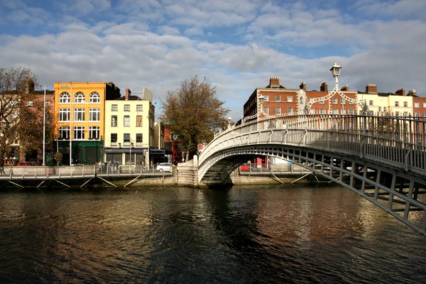 Ha'penny Bridge a Dublino — Foto Stock