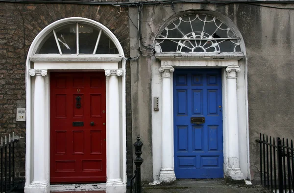 Dublin doors — Stock Photo, Image