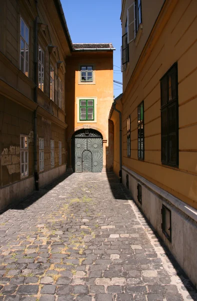 Budapest calle del casco antiguo — Foto de Stock