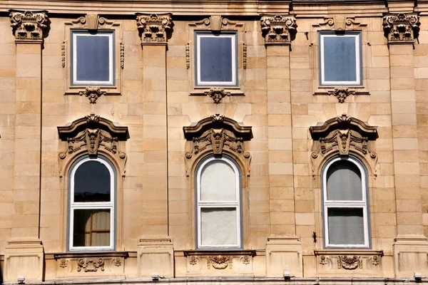 Budapešť windows — Stock fotografie