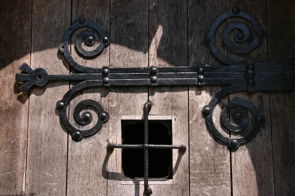 빈티지 감옥 창 — 스톡 사진