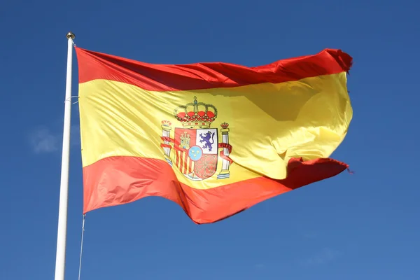 Spaniens flag - Stock-foto