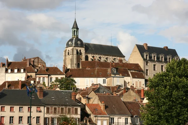 Joigny in Burgundy — Stock Photo, Image