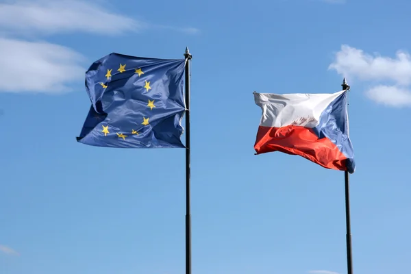 Unione europea e Repubblica ceca — Foto Stock