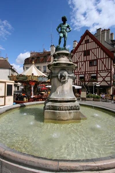 Dijon fountain — Stock Photo, Image