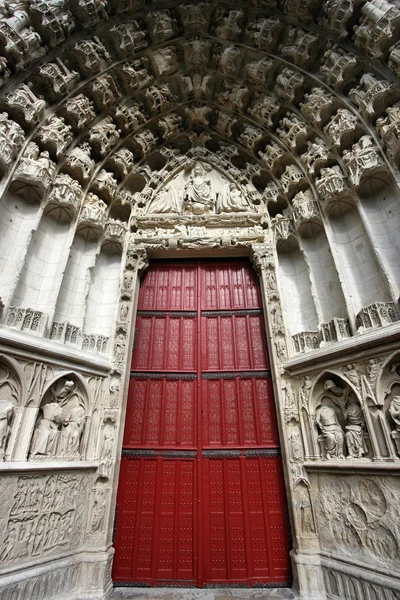 Auxerre cathedral — Stock Photo, Image