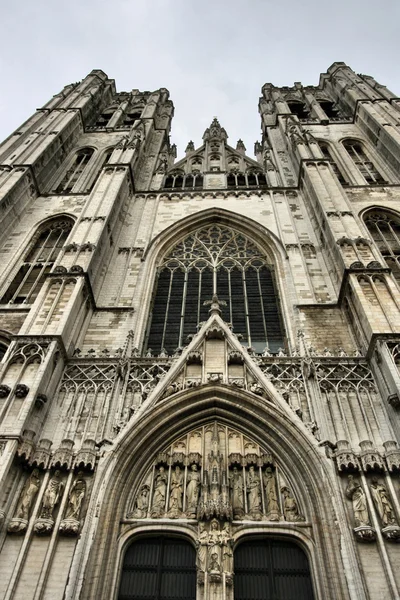 Brussels cathedral — Stock Photo, Image