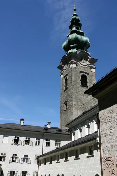 Barokke kerk in salzburg — Stockfoto