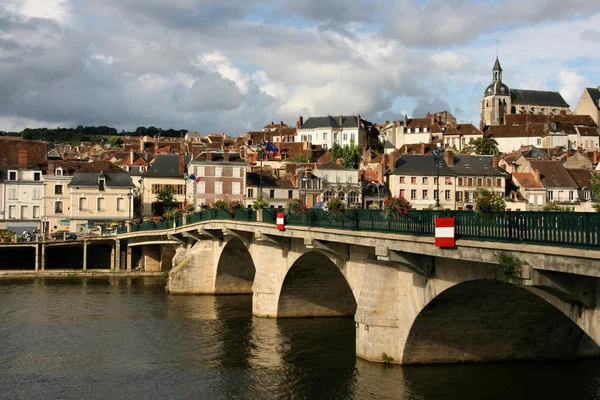 Burgundy town — Stock Photo, Image