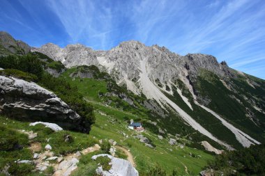 Alps landscape clipart