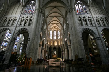 Brussels cathedral clipart