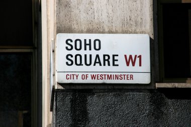 Soho in London clipart