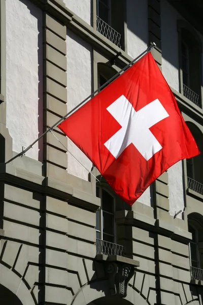 Swiss flag — Stock Photo, Image