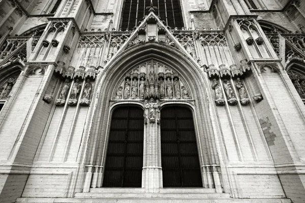 Katedra w Brukseli — Zdjęcie stockowe