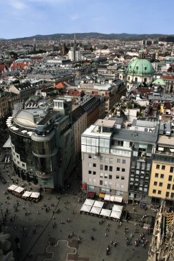 Vienna aerial view clipart