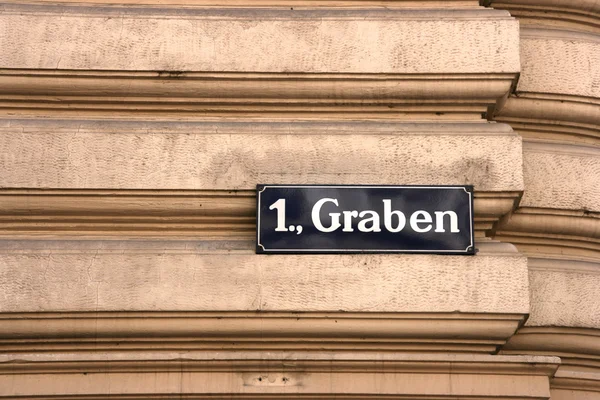 Ulica Graben — Zdjęcie stockowe