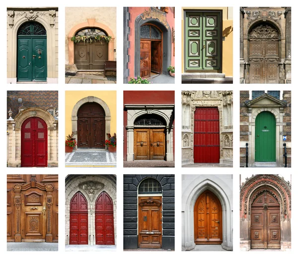 Conjunto de portas — Fotografia de Stock